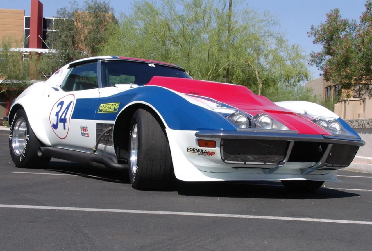 Dick Guldstrand leveraged the LS7 as the heart of his customer race builds, taking a 1970 LS5-based coupe and overseeing its conversion into an LS7-powered track car. The 454 was blueprint-balanced with factory internals and upgraded with a Pete Jackson gear drive, Crane roller rockers, a dual-plane intake, and a Holley 1150, then paired with a rebuilt M22 “Rock Crusher.” To make the power usable, Guldstrand added his Sport Suspension, reinforced the heavy-duty frame, installed a roll cage, and fitted competition-grade cooling and braking hardware. The formula worked—cars prepared through an Arizona shop he endorsed as his sole “Guldstrand East” distributor racked up wins through the ’80s and early ’90s.