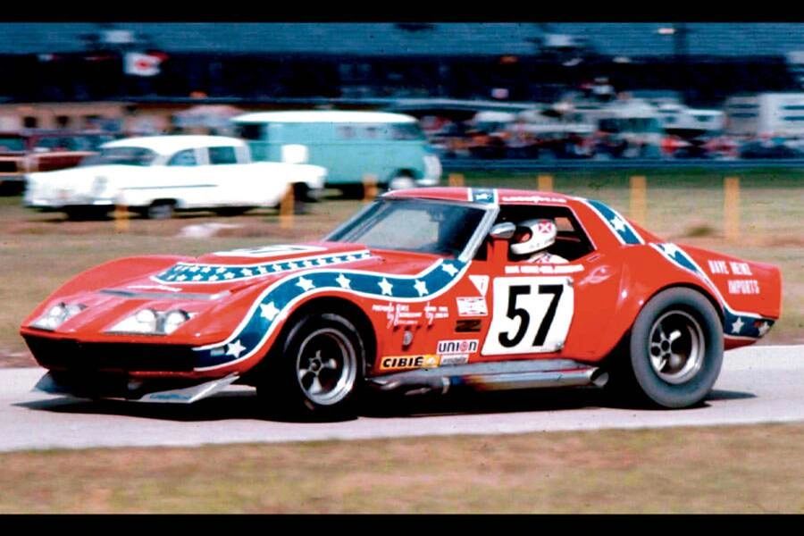The No. 57 Corvette was an absolute hammer in 1972, carrying its wild red-white-and-blue livery to back-to-back GT-class wins at Daytona and Sebring. Driven by Dave Heinz and Robert Johnson, the car combined brute power with surprising durability—exactly what endurance racing demanded. It became one of the season’s defining Corvette entries, proving America’s sports car could run with anyone, anywhere. (Image courtesy of Corvette Magazine)