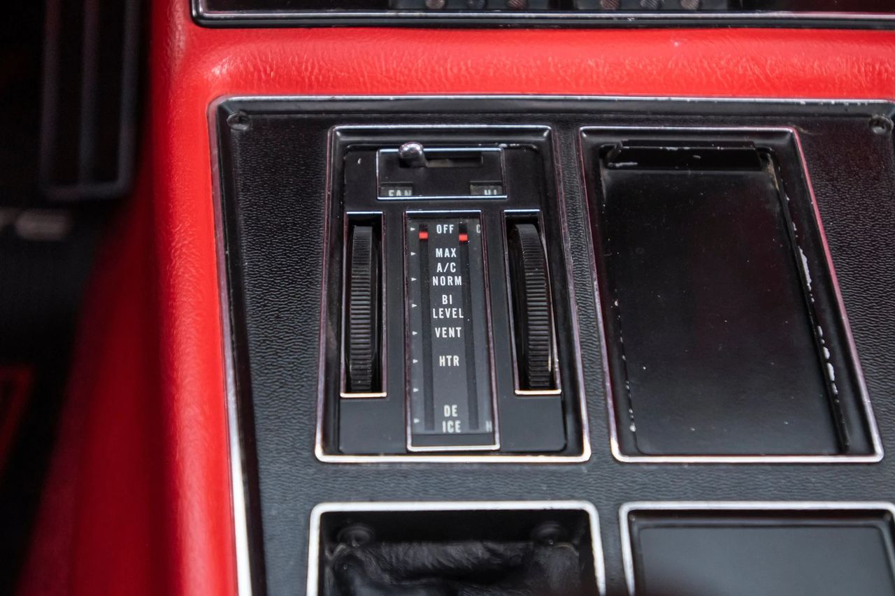 RPO C60 was the Air Conditioning option for the 1969 Corvette, a feature that added real-world comfort to a car otherwise focused on performance. The system was integrated neatly into the center console with a vertical slide control and allowed drivers to select between MAX A/C, normal A/C, bi-level, vent, heat, and defrost modes. It used a Frigidaire compressor and modernized ducting that balanced cooling power with relatively compact packaging. For buyers in hotter climates—or anyone who wanted their Stingray to be more than just a weekend toy—C60 transformed the Corvette into a true all-season GT. At $462.85, it was a costly option in 1969, but one that dramatically improved livability without dulling the car’s sporting character. (Image courtesy of RK Motors)