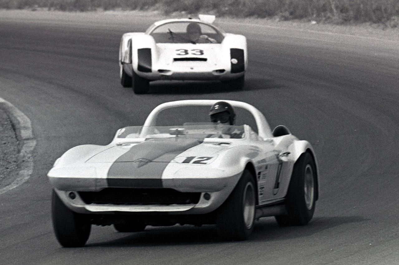 Driving a Grand Sport on track was a visceral experience—lightweight, brutally responsive, and utterly unfiltered, with power arriving instantly and the chassis communicating every change in grip. At Nassau, that character translated into outright dominance, as the cars ran at the front with an ease that surprised competitors and validated everything Duntov had engineered into them. The Grand Sport wasn’t just fast in a straight line; it was balanced, stable at speed, and devastatingly effective through corners, where its low weight and wide track paid dividends lap after lap. Against Ford-backed opposition, the message was unmistakable: Chevrolet had built a car capable of winning on merit, not marketing. Nassau was the moment the Grand Sport revealed itself to the world—not as a theoretical threat, but as a proven one. Even in limited numbers and without factory backing, the car made clear that the Corvette belonged at the sharp end of international competition.