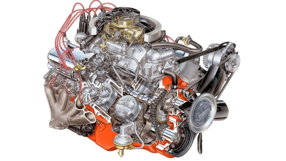 Chevrolet’s L88 was the C3’s purest competition heart—a 427 engineered for the grid and only lightly adapted for the street. It combined aluminum heads, a solid-lifter cam, a big Holley on an aluminum intake, 12.5:1 compression, transistor ignition, heavy-duty cooling, and a cold-air hood, with A.I.R. hardware added to meet the rules. Officially rated at 430 hp, the figure was deliberately conservative; on proper race fuel, well-tuned L88s regularly made 500+ hp. Checking the L88 box also bundled the serious hardware (close-ratio 4-speed/M22, big brakes, stout cooling and axle choices) while deleting comfort items like the radio and heater. With just 80 built for 1968, the L88 turned the early C3 into a ready-made contender and set the tone for Corvette’s racing reputation in the shark era.