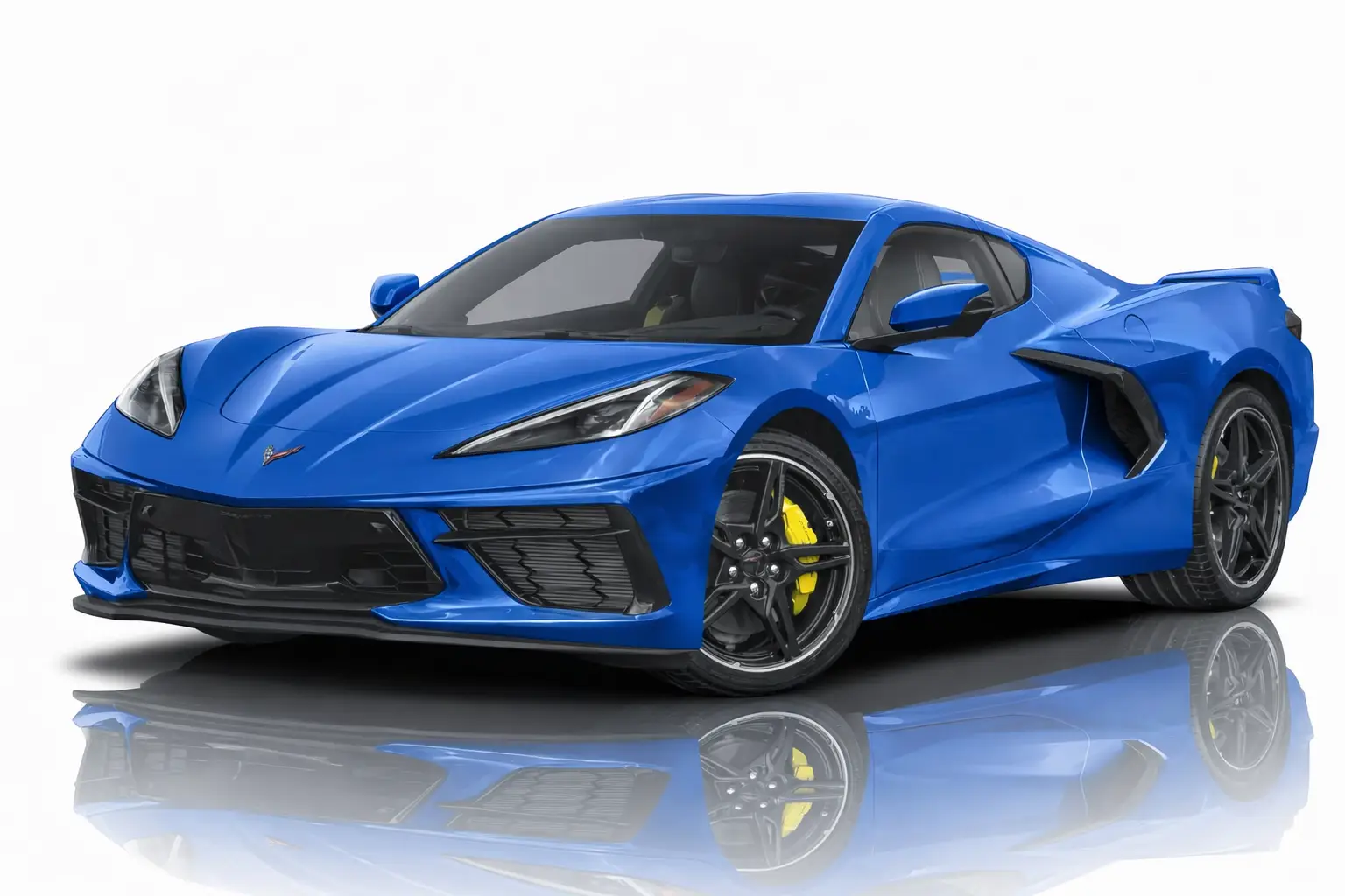 2021 Corvette Stingray in Elkhart Lake Blue Metallic