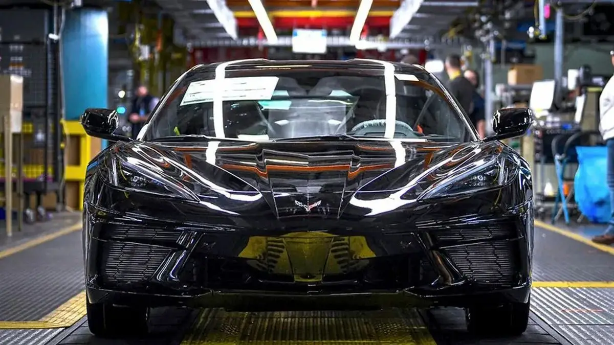 Production of the 2020 C8 Mid-Engine Corvette halted in February 2020 as fear of the COVID pandemic spread like wildfire across the United States.  (Image courtesy of GM Media, LLC.)