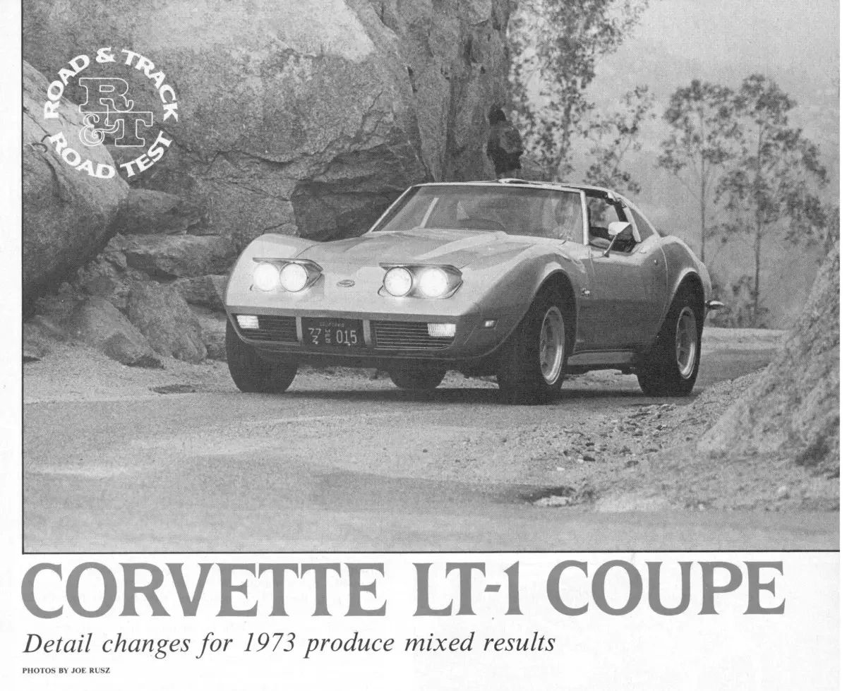When the 1973 Corvette hit the road-test circuit, publications like Car and Driver and Road & Track didn’t just critique the car—they mourned what they felt had been lost. Progress toward a calmer ride, better manners, and federal compliance was treated as regression, with every softer response or quieter mile stacked up against the razor-edged, high-compression cars of just a few years prior. One test even mislabeled the car as an LT-1 when it was actually an L82, a slip that perfectly captured the mindset of the day: critics were still mentally living in the solid-lifter era and judging the new car against a ghost. The ’73’s broader usability and maturing character were largely dismissed because they didn’t fit the old spec-sheet hero narrative. Instead of seeing a Corvette that was evolving into a more refined, everyday-capable sports car, many reviewers framed it as a fallen idol. In that climate, every change—tires, tuning, insulation, or otherwise—was read as evidence that the Corvette was drifting away from its “proper” past, even when the numbers said it was still very much in the fight. (source: Road and Track)