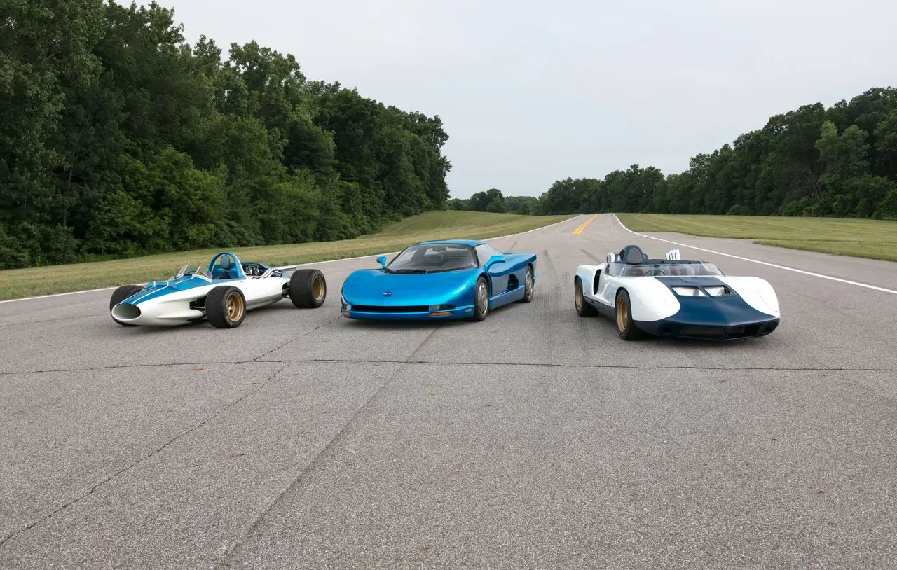 The CERV I (left), the CERV II (right), and the CERV III were all early efforts by Corvette's engineers to create a mid-engine platform.  Zora Arkus-Duntov directly oversaw the creation of the CERV I & II models, while the CERV III was develop long after his retirement. (Image courtesy of GM Media LLC.)