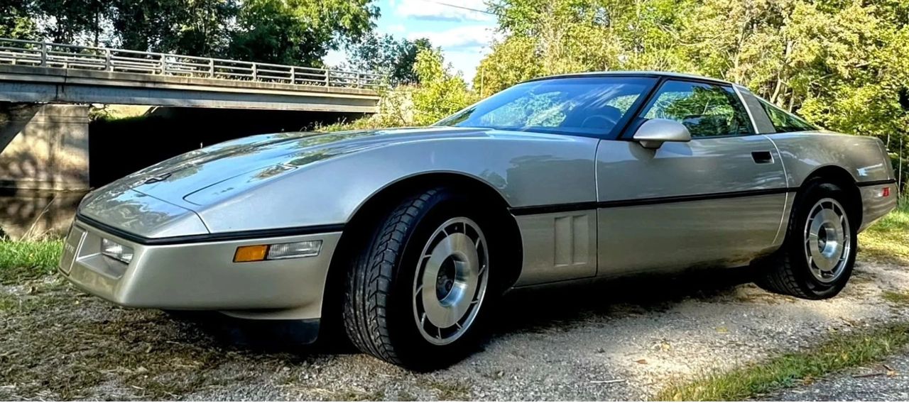 The 1987 Corvette could be ordered with the Z52 Sport Handling Package (as in the example seen here.)  While the Z52 didn't provide a lot of visual differences (save for wider wheels), it did come euqipped with a number of mechanical upgrades that improved handling and cornering.