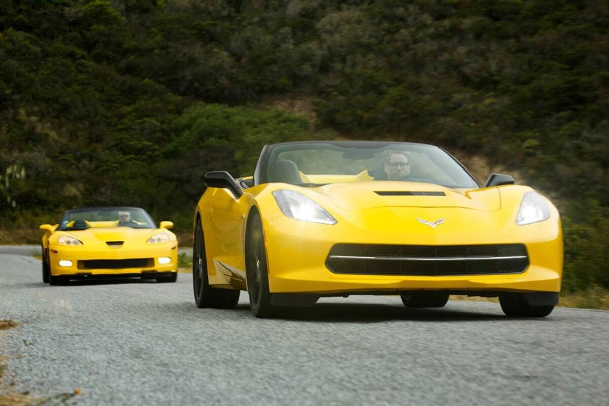 The “Stingray” name didn’t return out of nostalgia—it returned because the C7 had finally reached the level of refinement that matched the badge’s legacy. Where the C5 broke new ground with its transaxle layout and hydroformed frame, it still carried rough edges in ride, interior, and precision. The C7 tightened all of it: quicker, stiffer steering, a chassis that stayed composed under pressure, an LT1 powertrain blending efficiency with track-grade cooling, and an interior that at last felt fully realized with real materials and tech. Ed Welburn made it clear the name would only come back if the car truly deserved it, and in the C7’s balanced mix of performance, sophistication, and design, Chevrolet finally had a Corvette worthy of being called Stingray again.