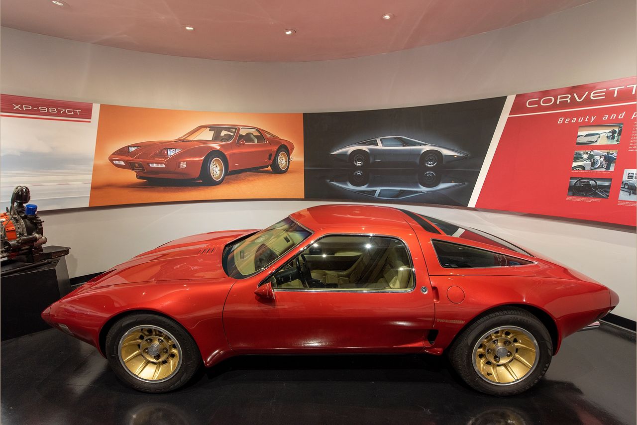 For 1973, Corvette engineering thinking stretched well beyond the familiar C3 shape in the form of the XP-987 GT, a mid-engine two-rotor concept car. Built on a shortened Porsche 914 chassis with Pininfarina-crafted steel bodywork, it housed GM’s experimental twin-rotor Wankel engine amidships and explored a smaller, more European-flavored Corvette of the future. Intended as a possible mid-’70s successor to the production car, it was ultimately sidelined when GM’s rotary program was cancelled, but the one-off survived and now lives in museum custody as a rolling “what if.” We cover the full story of the XP-987 GT—its development, near-disposal, and unlikely rescue—in a dedicated deep-dive on the Mid-Engine/C8 Corvette Concepts page of UltimateCorvette.com. (Image courtesy of Joe Kolecki/Kolecki Photography)