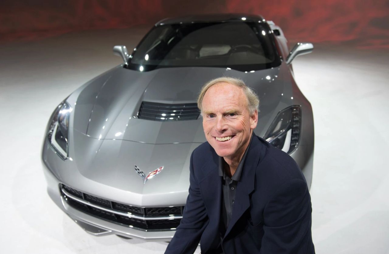 The 2014 Corvette Stingray was the reboot moment—new LT1 small-block, an aluminum backbone that was lighter yet over 50% stiffer, real aero with working heat extractors and brake-cooling side inlets, and a cockpit that finally matched the performance. As chief engineer, Tadge Juechter set the brief and drove the details: build a Corvette that was faster, smarter, and more livable without losing the raw feel. His team’s clean-sheet chassis, driver-mode electronics, 7-speed with active rev-match, and world-class interior moved America’s sports car into a new era. The result wasn’t just a new generation—it was a new standard. (Image courtesy of GM Media LLC)