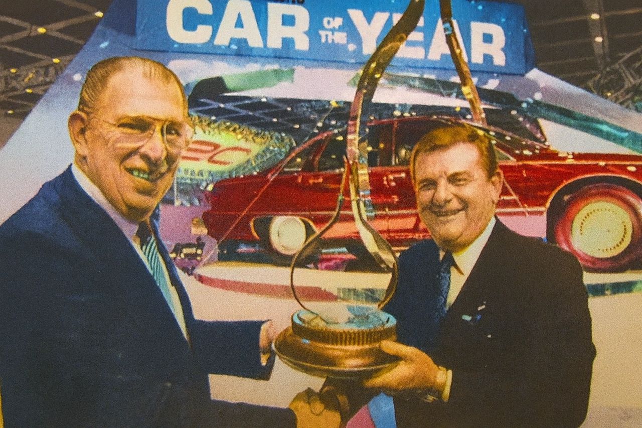 Robert Stempel and Jim Perkins share the stage at the 1991 Motor Trend Car of the Year awards, a rare moment of unity between two GM leaders often at odds over Corvette’s future. Stempel, then GM president, had considered delaying or even canceling the C5 program amid the company’s financial woes, while Perkins, Chevrolet’s general manager, fought fiercely to preserve Corvette as the brand’s halo. Their tug-of-war over resources and priorities defined the early 1990s, with Perkins’ resolve ultimately ensuring that the fifth-generation Corvette would be developed—proving once again that Corvette’s survival depended as much on passion and politics as it did on engineering.