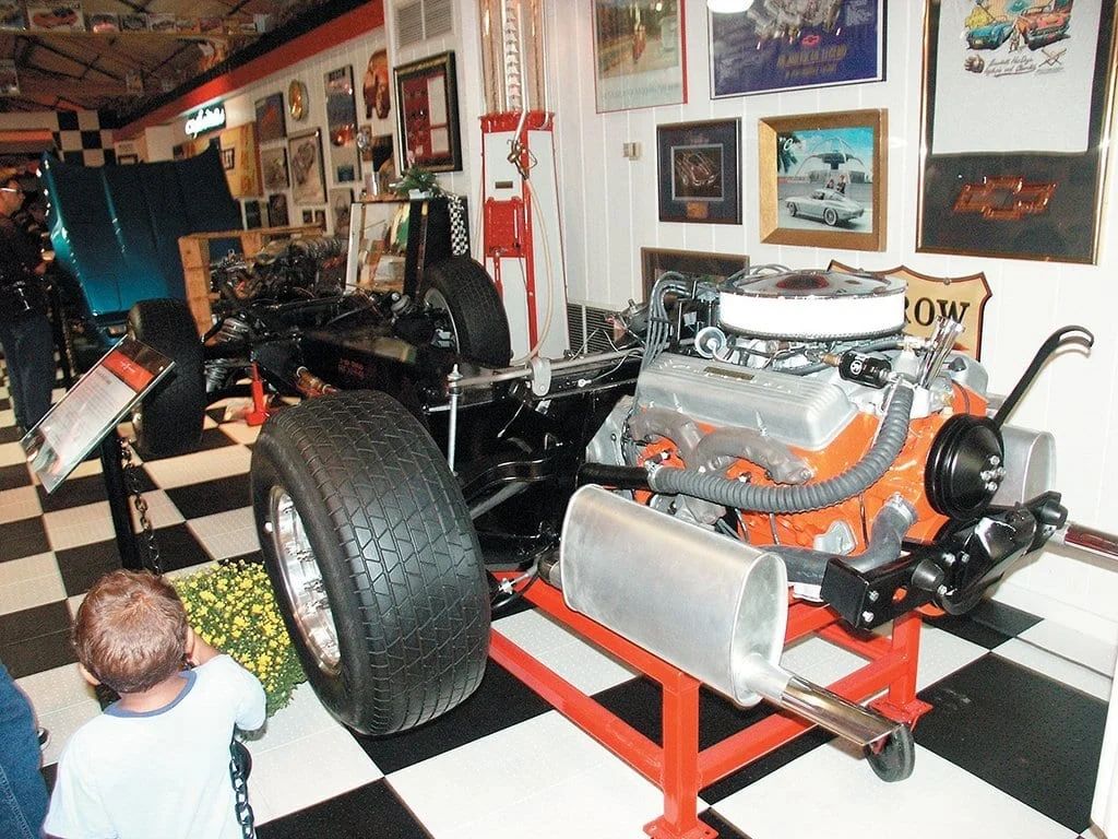 On display at the MY Garage Museum in 2006, the restored XP-819 chassis stood as both a technical curiosity and a testament to the persistence behind its resurrection. Under the care of Kevin Mackay and the team at Corvette Repair, the once-scattered components from Smokey Yunick’s shop had been reunited, cleaned, and painstakingly re-engineered into a functioning representation of Chevrolet’s lone rear-engine Corvette prototype. Visitors could study the unconventional layout up close—the transverse small-block V8, the unique cooling system, the wide rear track—and appreciate just how radical the XP-819 truly was for its time. What had begun as a pile of forgotten parts was now a museum-quality artifact, finally reclaiming its place in Corvette history. (Image credit: Kevin Mackay) On display at the MY Garage Museum in 2006, the restored XP-819 chassis stood as both a technical curiosity and a testament to the persistence behind its resurrection. Under the care of Kevin Mackay and the team at Corvette Repair, the once-scattered components from Smokey Yunick’s shop had been reunited, cleaned, and painstakingly re-engineered into a functioning representation of Chevrolet’s lone rear-engine Corvette prototype. Visitors could study the unconventional layout up close—the transverse small-block V8, the unique cooling system, the wide rear track—and appreciate just how radical the XP-819 truly was for its time. What had begun as a pile of forgotten parts was now a museum-quality artifact, finally reclaiming its place in Corvette history. (Image credit: Kevin Mackay)