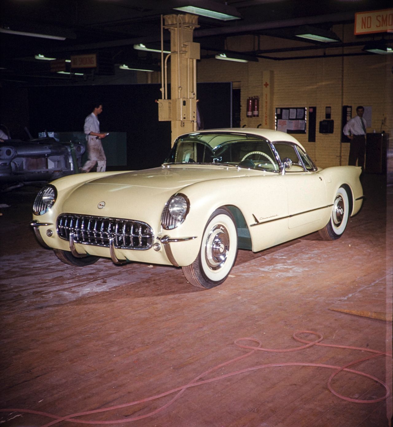 The 1954 Corvette Hardtop at GM's Design Studio in Detroit, Michigan (Image courtesy of GM Media.)