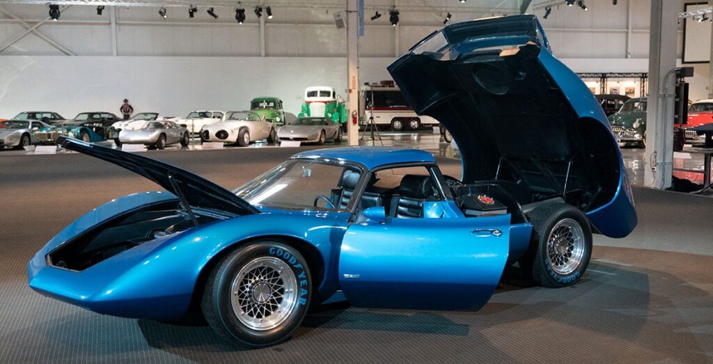 The 1968 XP-880 Astro II at the GM Heritage Center in Sterling Heights, Michigan,