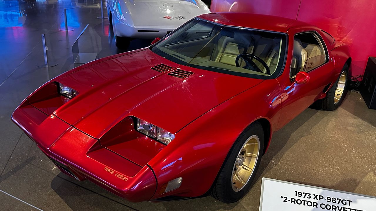 The XP-987 GT on display as part of the NCM's 2023-2025 exhibit "An American Love Affair: 70 Years of Corvette." (Image courtesy of the author) The XP-987 GT on display as part of the NCM's 2023-2025 exhibit "An American Love Affair: 70 Years of Corvette." (Image courtesy of the author)