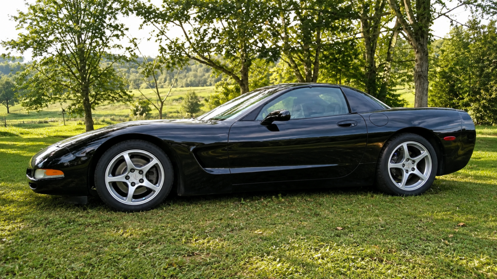 2000 Corvette Fixed Roof Coupe in black.