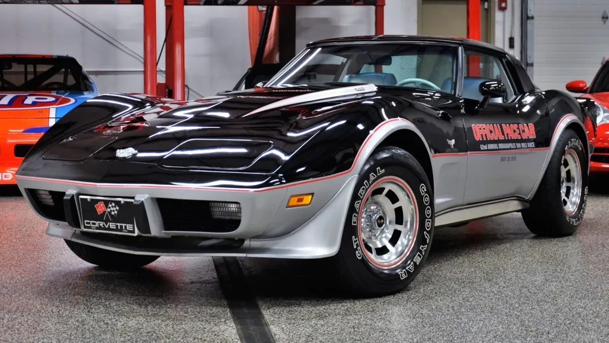 Iconic livery, real provenance, and easy authentication keep the ’78 Pace Car desirable. It was the first Corvette to pace the Indy 500, it carries a separate 900xxx VIN block that thwarts clones, and most cars were bought as collectibles—so today there’s a deep pool of low-mile, well-documented survivors. Add the showroom-loaded spec, the optional L82/four-speed punch, and the car’s role in a headline-making moment for the brand, and you get a late-C3 that still commands attention—and strong money—decades on. Iconic livery, real provenance, and easy authentication keep the ’78 Pace Car desirable. It was the first Corvette to pace the Indy 500, it carries a separate 900xxx VIN block that thwarts clones, and most cars were bought as collectibles—so today there’s a deep pool of low-mile, well-documented survivors. Add the showroom-loaded spec, the optional L82/four-speed punch, and the car’s role in a headline-making moment for the brand, and you get a late-C3 that still commands attention—and strong money—decades on.