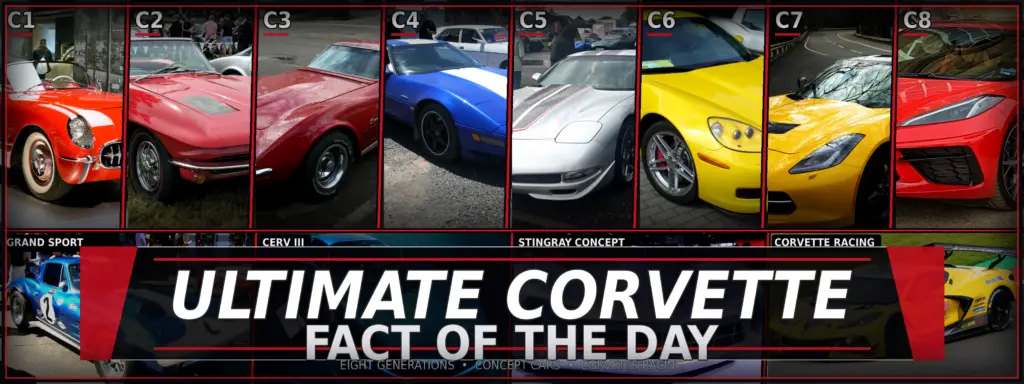 Ultimate Corvette Fact of the Day Landing Page Top Image