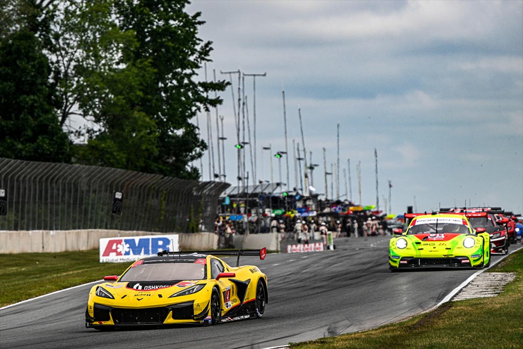 Road America’s new six-hour IMSA enduro delivered everything its expanded format promised: speed, strategy, attrition, and late-race chaos. Through it all, Corvette Racing’s No. 4 Z06 GT3.R survived intact, returned to the GTD PRO podium, and transformed a widening championship deficit into a genuine title fight for the closing rounds.